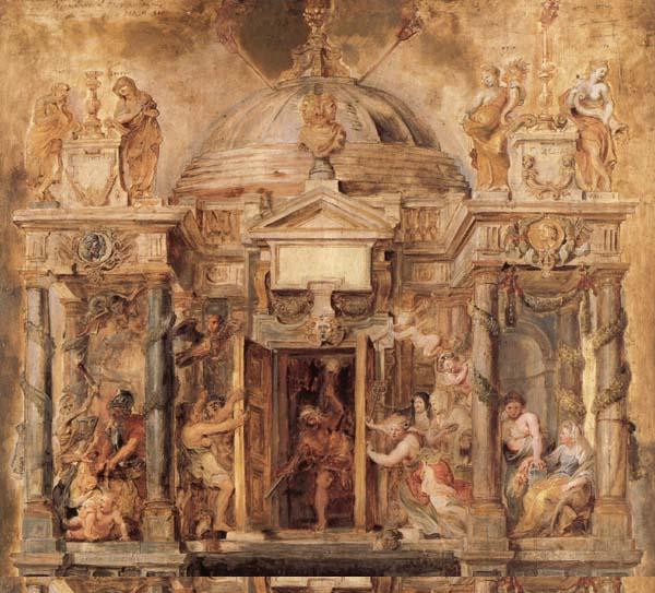 Peter Paul Rubens The Temle of Janus France oil painting art